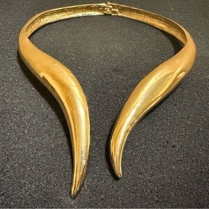 Gold Statement Collar Necklace